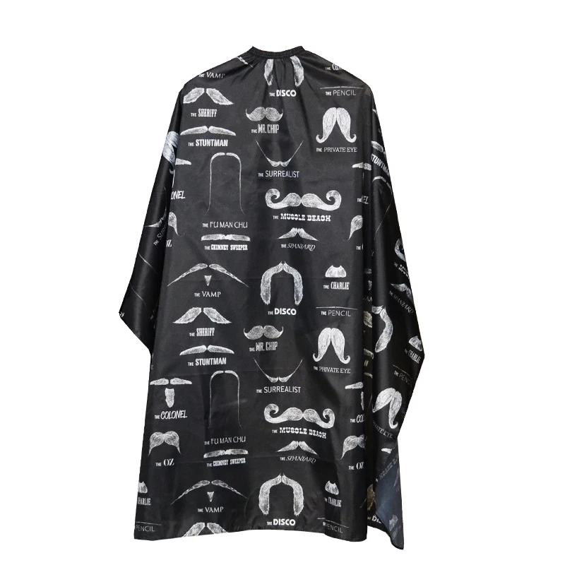 Corte de pelo peluquería peluquero tela de plumas adultos salón de casa impermeable pluma tela de peluquería delantal corte de pelo bata capa: Azul oscuro