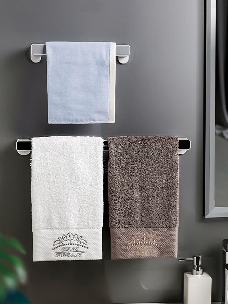 Selvklebende sugekopp håndkleholder dårlig kjøkkenhåndkleholder porte torchon mat handtuchhalter badkamer organizer