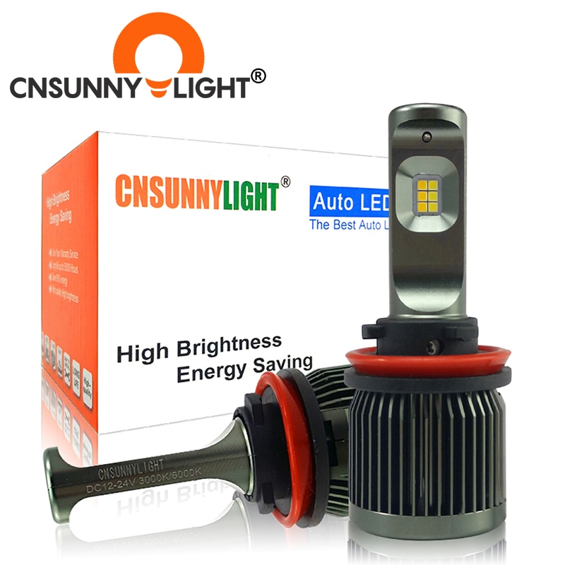 CNSUNNYLIGHT Dual Kleuren Schakelbare H11/H8 9005 HB3 H7 LED Auto Mistlamp Lampen 3000K 6000K Switchback 5000Lm/Paar Auto Mistlampen
