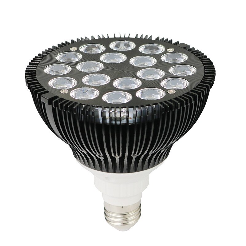 Black led plant light E27 54W plant lighting fill light bulb