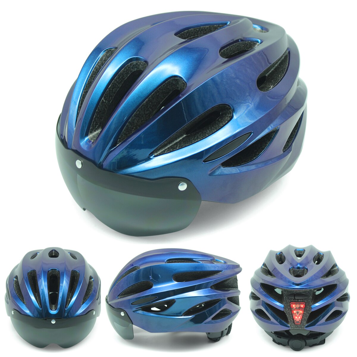 Bicycle Helmet Bike Helmet Cycling Helmet MTB helmet Bicycle headset Bike accessories with Removable Lens for men/female/wemen