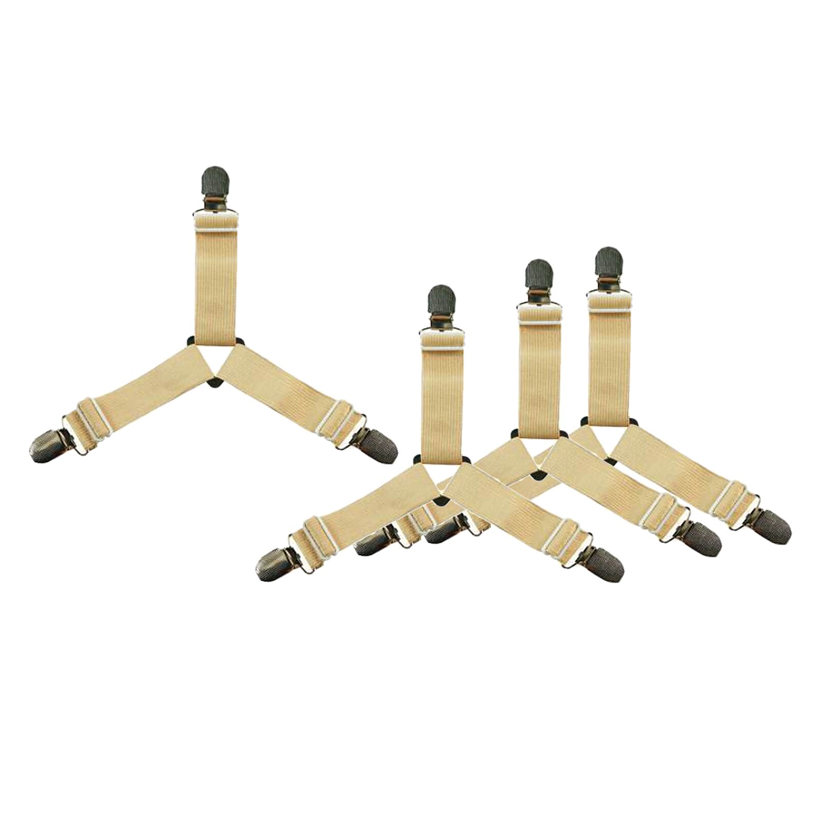 4x drap de lit attaches porte-drap de lit bretelles élastiques gardiens sangles porte-drap de lit bretelles housse de matelas sangles