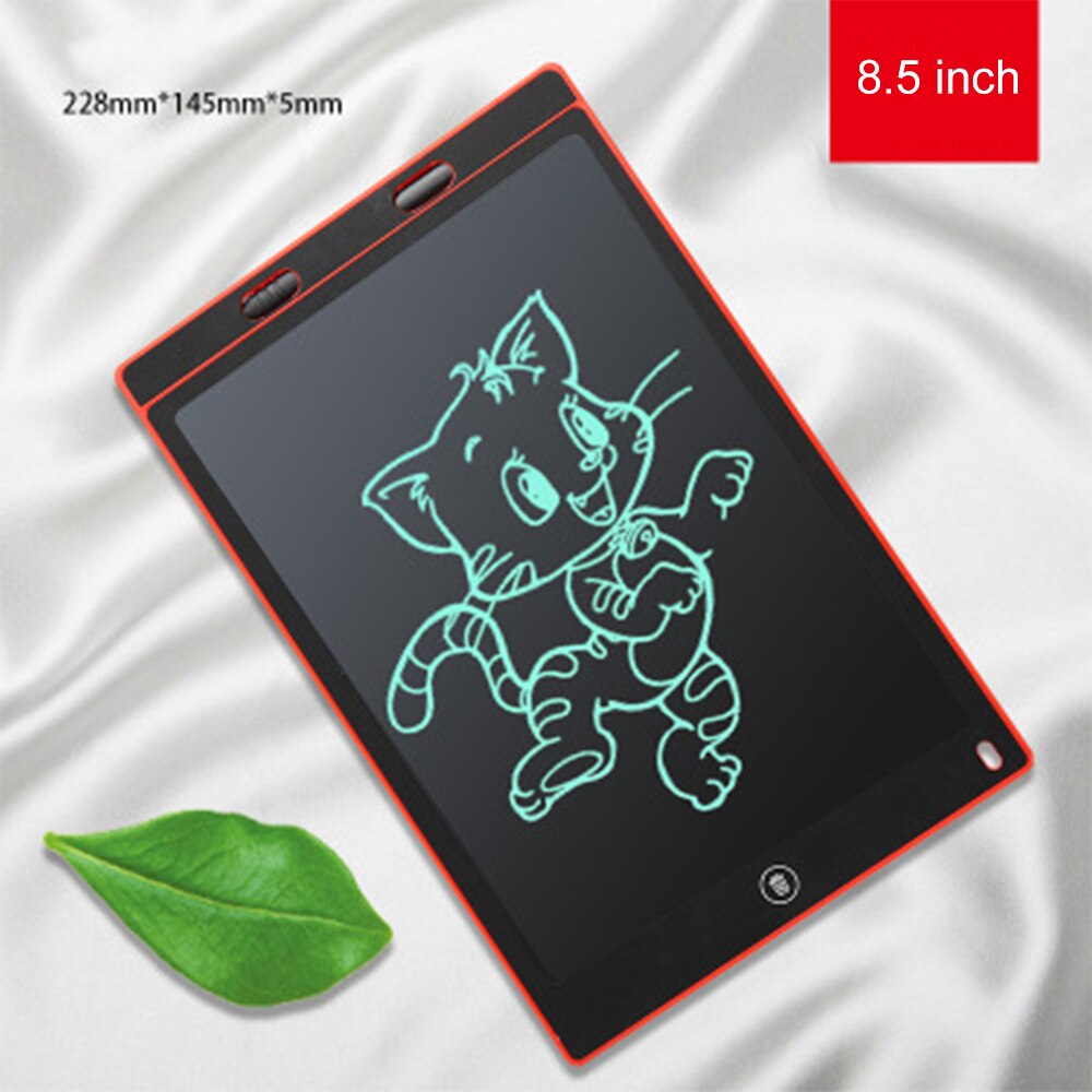 8.5/12 inch Portable Smart LCD Writing Tablet Electronic Notepad Drawing Graphics Handwriting Pad Board ultra-thin Board^1: 8.5in red