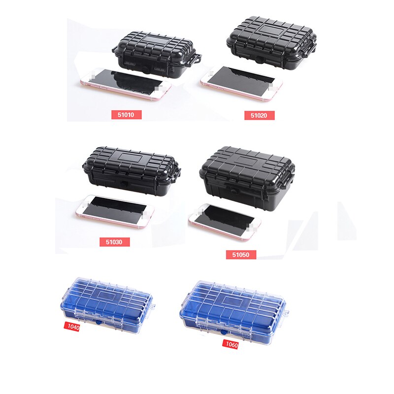 Protective Safety Toolbox Waterproof Dry Sealed Box Equipment Suitcase Instrument Box ABS Safety Toolbox Camping Container
