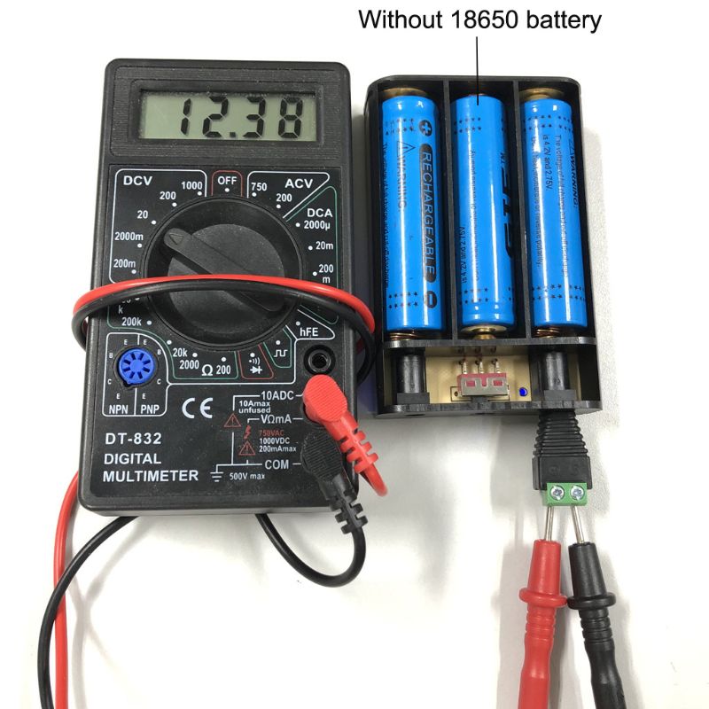Diy 3X18650 Batterij Powerbank Case Box 12V 5A Mobiele Voeding Lader Voor Wifi Router Led Licht security Camera