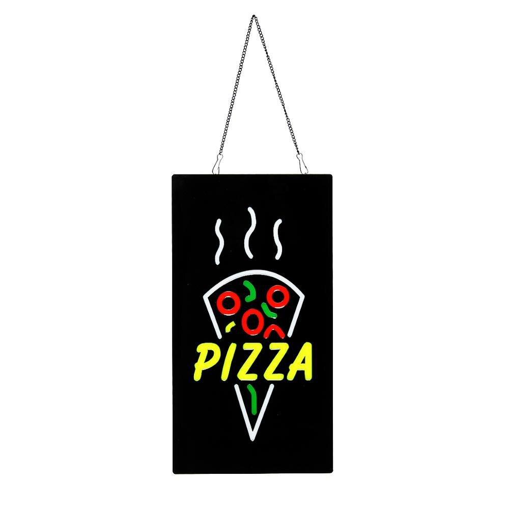 Pizza Open Led Neon Light Sign Meerdere Kleur Carving Borden Bar Led Neon Sign Vintage Home Decor Gratis