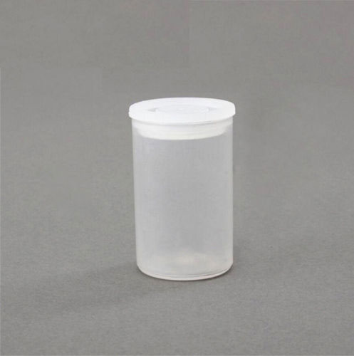100 st  x 33mm plast tom film kapsel kamera rulle behållare förvaringsfodral kan för tillbehör konst pärla mynt piller fiske bete: Transparent  x 100 st