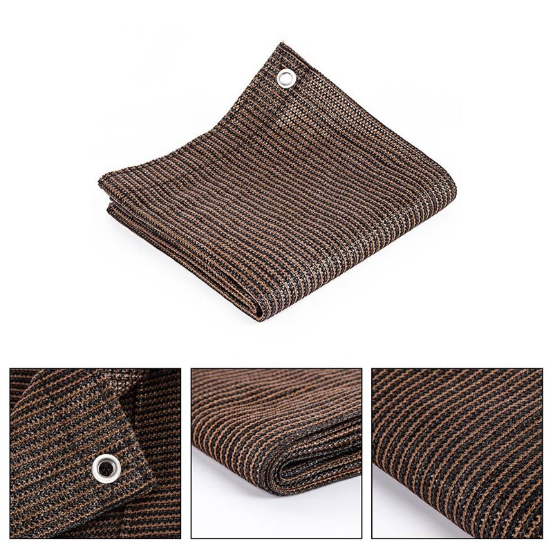 Shading Sunscreen Mesh Garden Balcony Courtyard Sunblock Shade Cloth Sunshade Wind Fence Protection Net Home Decoration