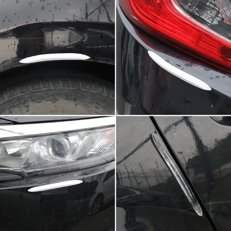 Bande de Protection Anti-collision pour rétroviseur de voiture, autocollant de Protection de carrosserie automobile, Patch de bord, autocollants de Protection de pare-chocs