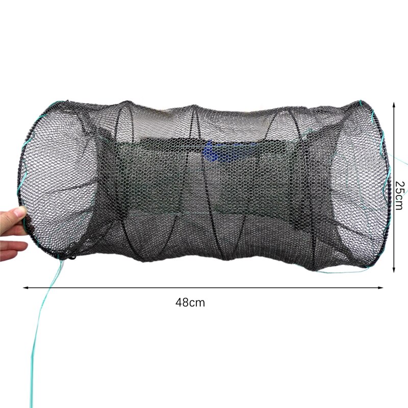 Collapsible Fishing Bait Trap Portable Crab Trap Cast Fishing Net Crawfish Trap Lobster Shrimp Retractable Fishing Net: L