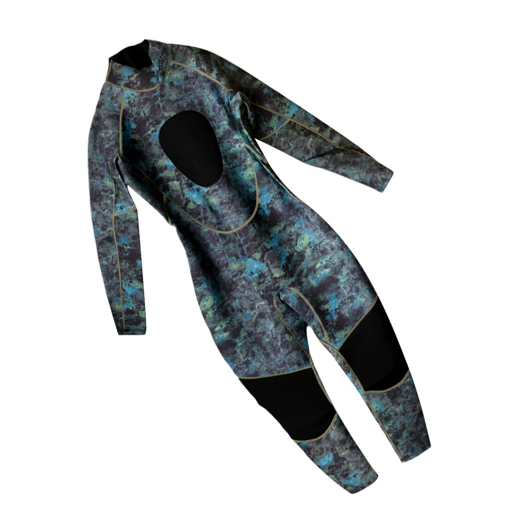 Heren Camouflage 3Mm Volledige Lengte Wetsuit Voor Surfen Kajakken Zeilen Duiken