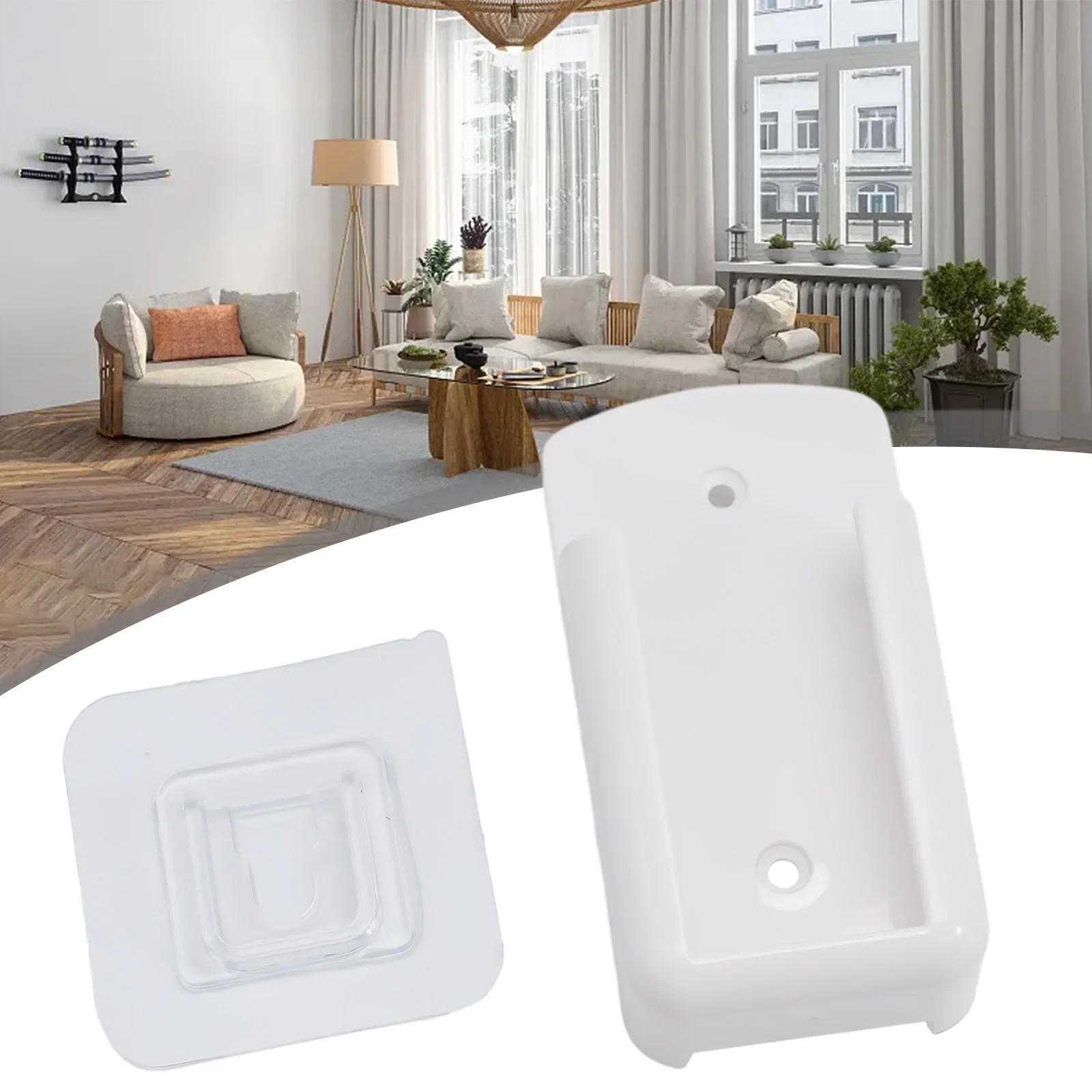 Aire acondicionado montado en la pared Universal, soporte de enchufe para teléfono móvil con Control remoto, caja de almacenamiento montada en la pared para aire acondicionado y TV