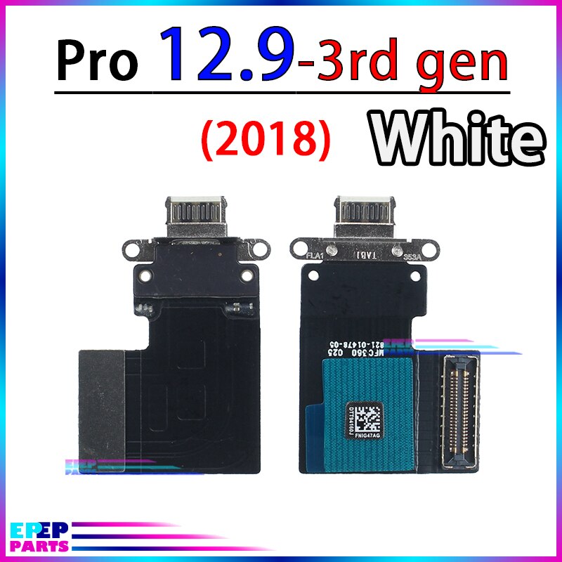 Cable de puerto de carga conector Dock para Ipad Pro 9,7 10,5 11 12,9 Módulo de placa flexible de cargador: Pro12.9 2018 3rd W