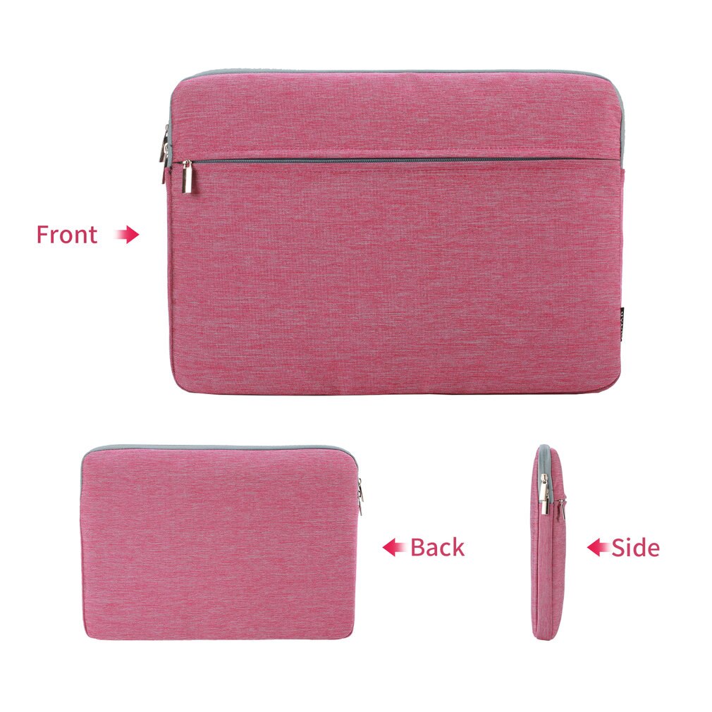 15 Inch Waterproof Laptop Case Bag Organizer with Handle for Laptop / Notebook / for MacBook Shock-proof Briefcase: Clear