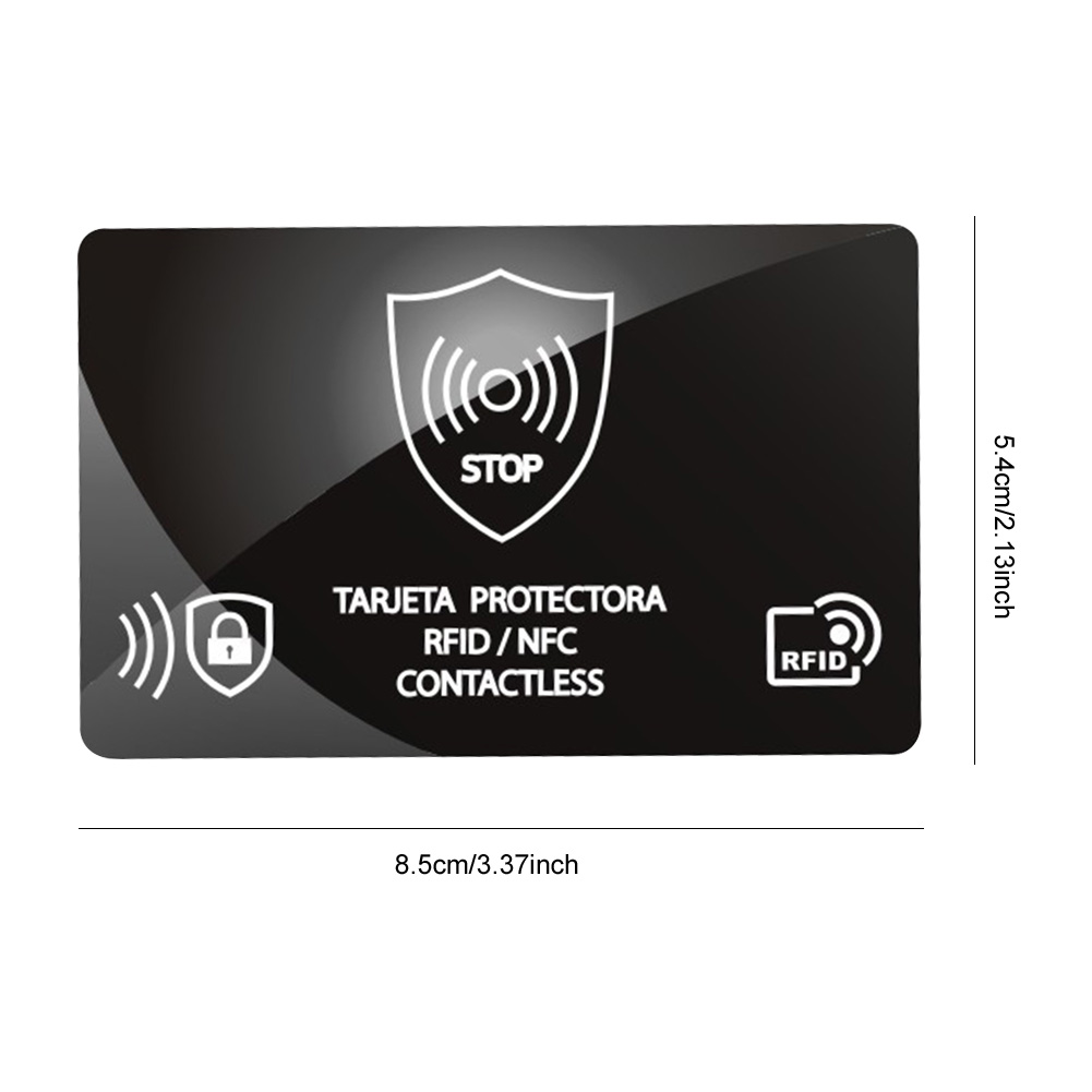 5-50PCS Draagbare RFID-blokkeerkaart Eén kaart Beschermt de hele portemonnee NFC-debit Credit Paspoortbeschermer RFID-blokkering Ultradun: groen