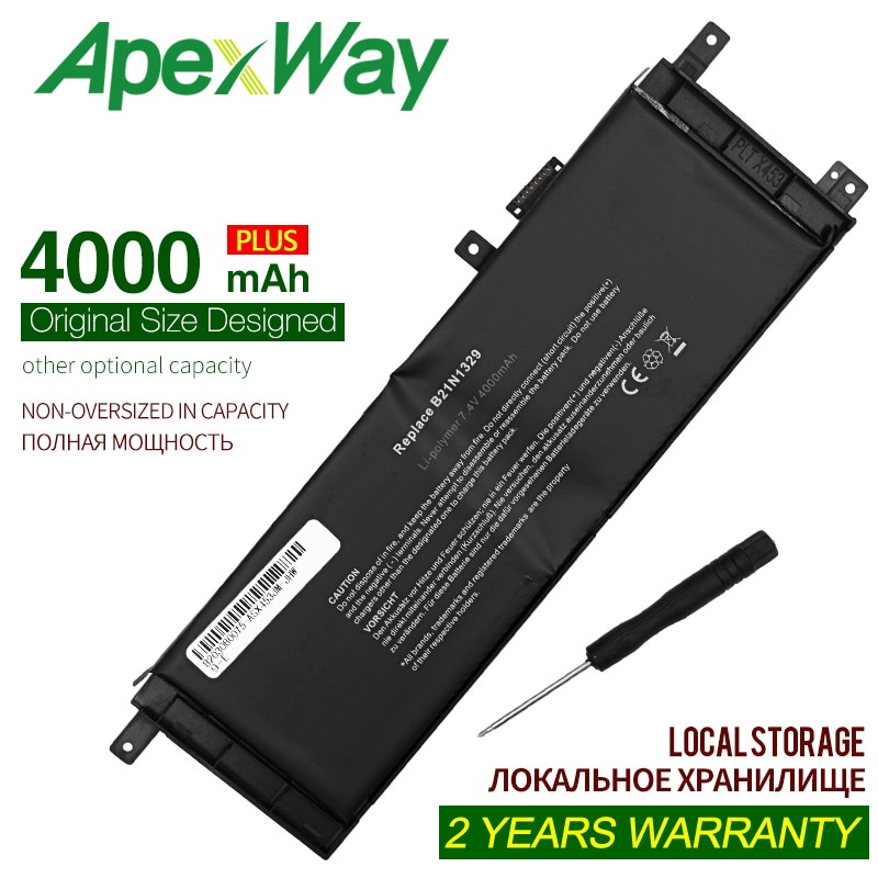 korea  b21 n 1329 mobiltelefon laptop batteri til asus  d553m f453 f453ma f553m p553 p553ma x453 x453ma x553 x553m x553b x553ma x403m