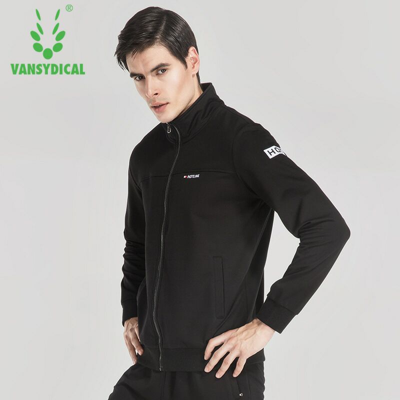 Heren herfst winter warm houden hardloopjack heren sport trainingsjas rits hoge elastische basketbal voetbal lange mouwen shirts: Zwart / Ik