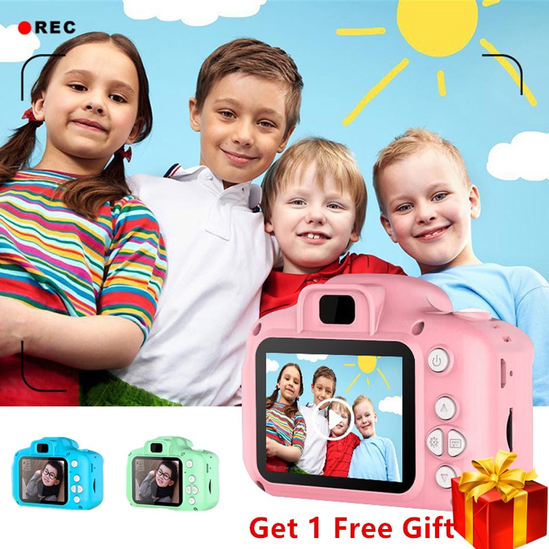 Kakbeir Mini Digitale Camera Speelgoed Voor Kinderen 2 Inch Hd Screen Chargable Fotografie Props Kind Outdoor Game