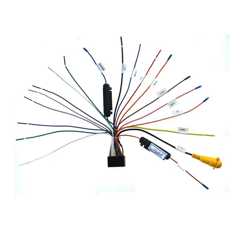 20 PIN Car Stereo Wiring Harness Connector Adapter for 2DIN DVD Android Power Cable Harness