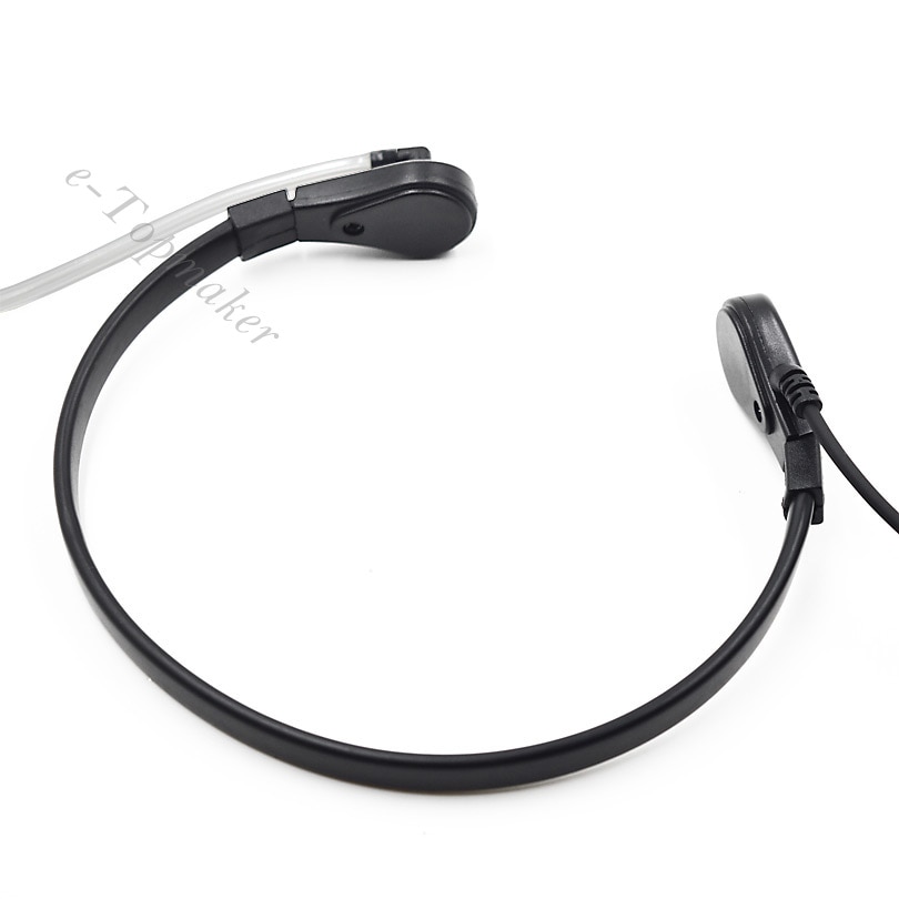 Air Tube Headset Oortelefoon Keel Microfoon Mic PTT voor Draagbare Radio Baofeng Walkie Talkie UV-5R UV B5 GT-3TP UV-5X UV-5RA