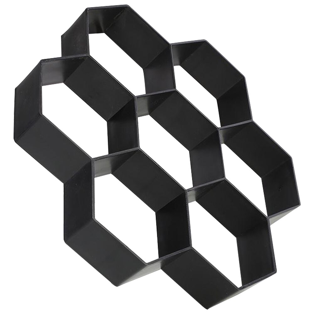 Paving Mould Hexagon Brick Stone Road Path Maker Mould DIY Garden Buildings Lawn Concrete Paving Garden Patio Path Molds