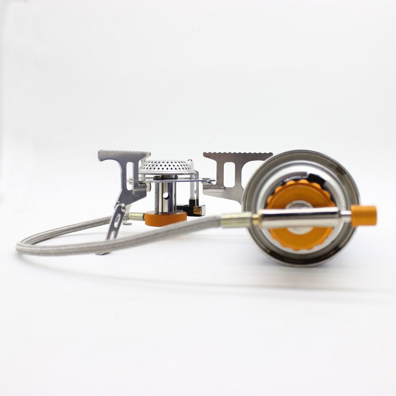 Outdoor Camping Hiking Stove Adaptor Split Type Furnace Converter Connector Auto-off Gas Cartridge Tank cylinder Adapter