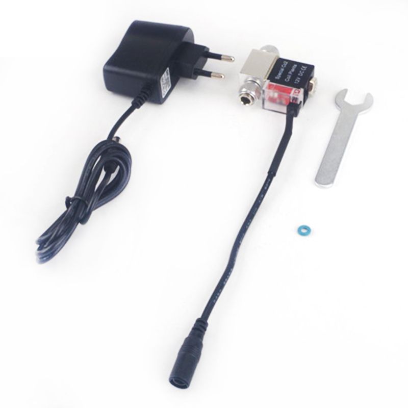 Électrovanne CO2 pour Aquarium 12V DC, système de régulation CO2, électrovanne basse température pour Aquarium: EU Single head