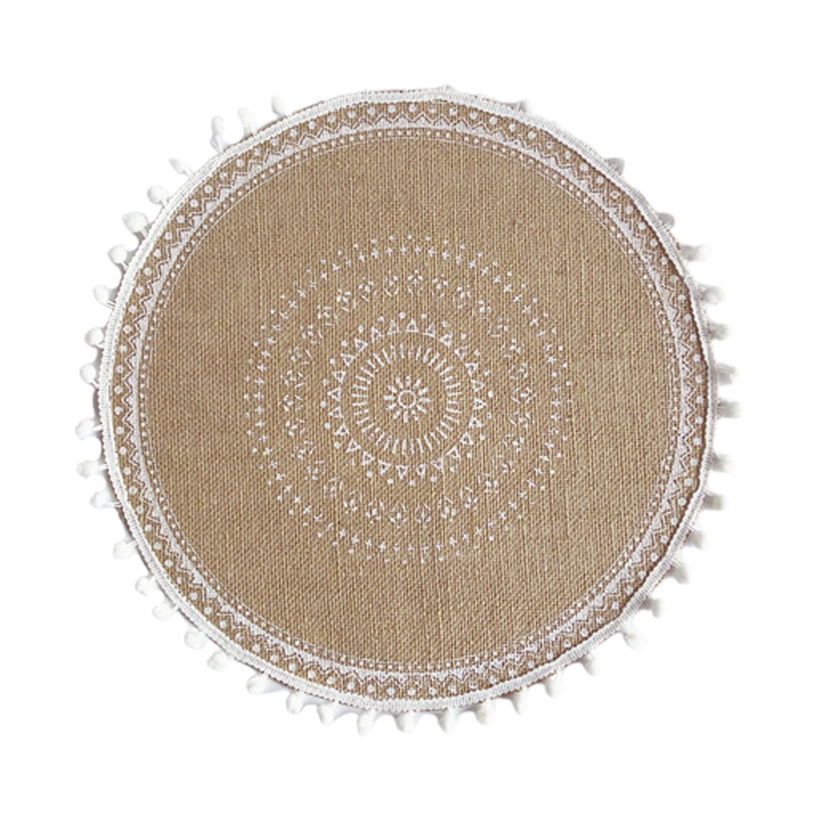 Rotan Trivet Matten Tafel Mat Warmte Isolatie Handgemaakte Katoen Vlas Eettafel Antislip Placemat Hittebestendige Cup Coaster