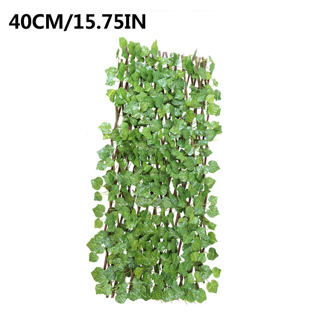 Garden Buildings Fence Artificial Hedge Plants Hanging Panels Decorative Fence Privacy Screen For Backyard Home Wall Decoration: 40cm