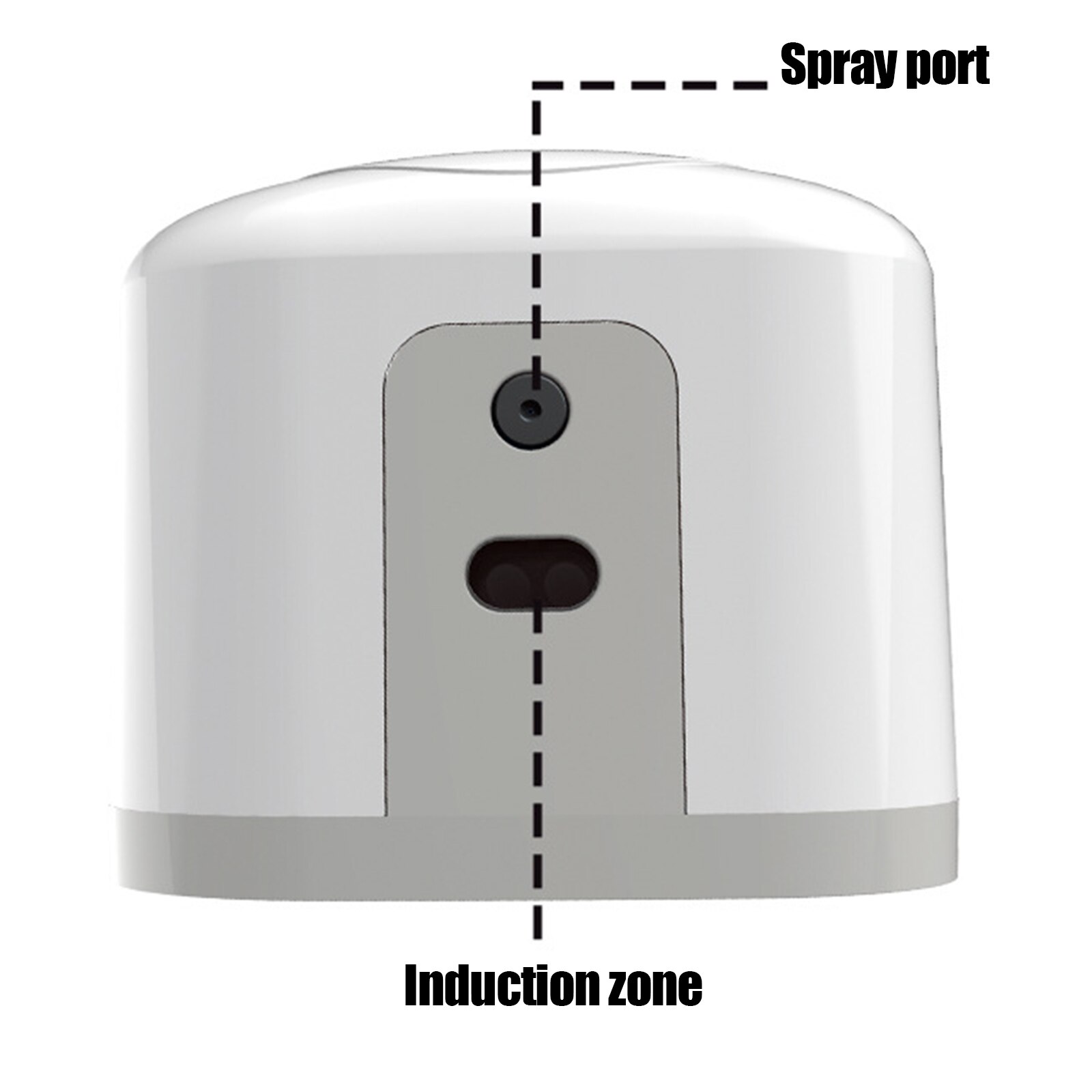 Automatic Alcohol Dispenser with Body Temperature Measurement Touchless Soap Dispenser with Temperature Alarm 850ML XHC88