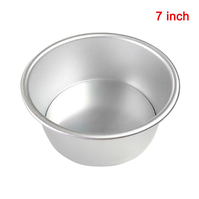 5/7/9/11/12 Inch Cake Mold Aluminium Alloy Round DIY Cakes Pastries Mould Baking Tin Pan Kitchen Tool JS22: 7 inch