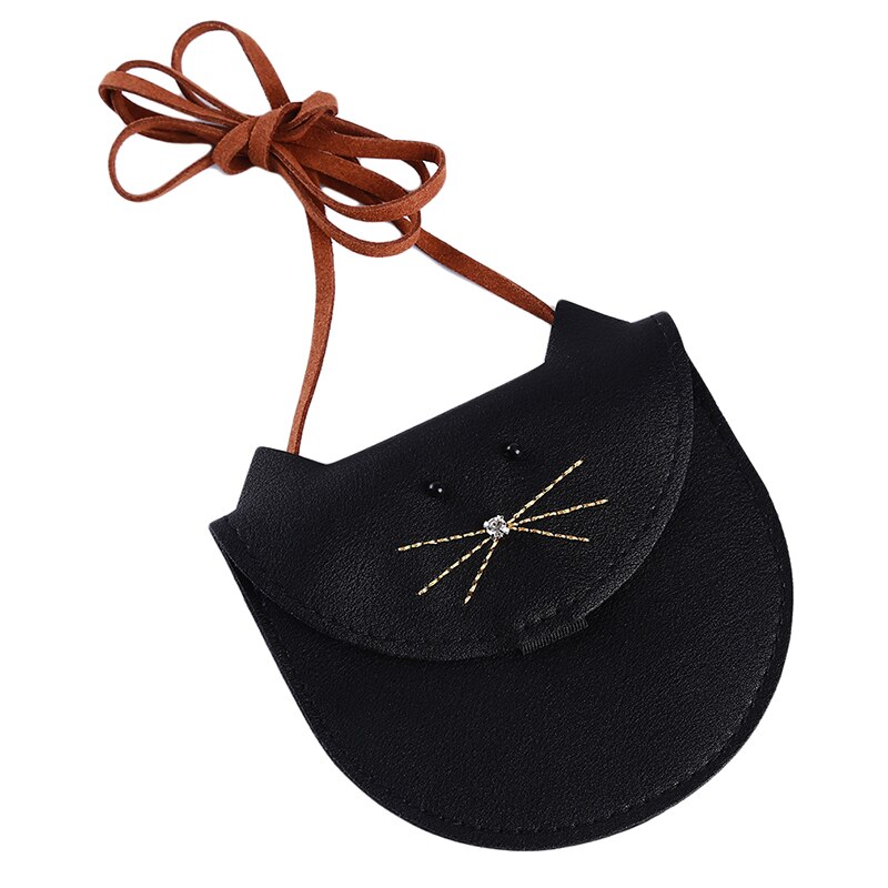 Le plus petit chat sac de messager pour enfants bébé filles mignon chat porte-monnaie Mini sac à bandoulière enfants petit sac