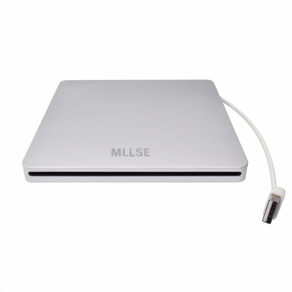 External Slot in CD DVD Drive USB 2.0 Slim Portable DVD +/-RW Writer Burner Rewriter For Macbook Pro Laptop Desktop Access