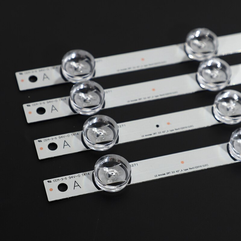 Led Backlight Strip 8 Lamp Voor Lg 42 Inch Tv Innotek Drt 3.0 42 Inch 6916L 1709B 1710B 1957E 1956E 6916L-1956A 6916L-1957A 42Lb56