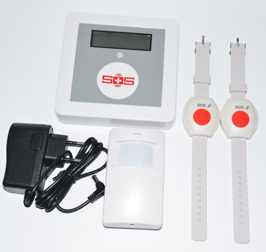 LPSECURITY Smart Home Security Wireless APP Remote Control GSM Alarm System SOS Panic Button SMS Alarm Elderly Care Panel Kit: 2 button kit