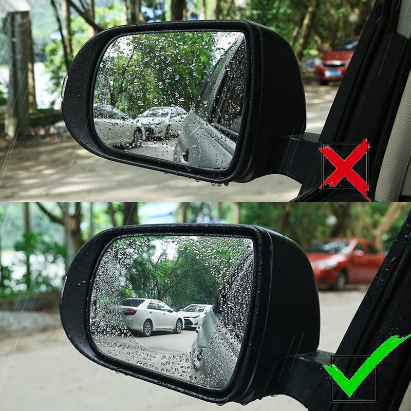 2Pcs Car styling for Hyundai Tucson Car Mirror Window Clear Film Membrane Anti Fog Anti-glare Waterproof Sticker Driving Safety