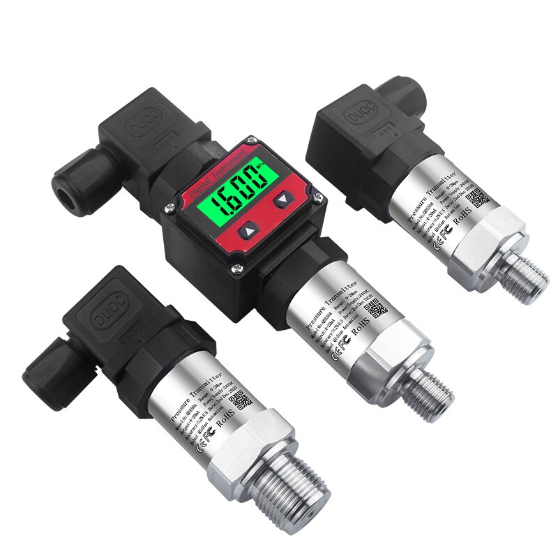 LCD Digital display pressure sensor pressure transmitter Transducers 0-5V output signal -0.1-0-1000bar QDX50A