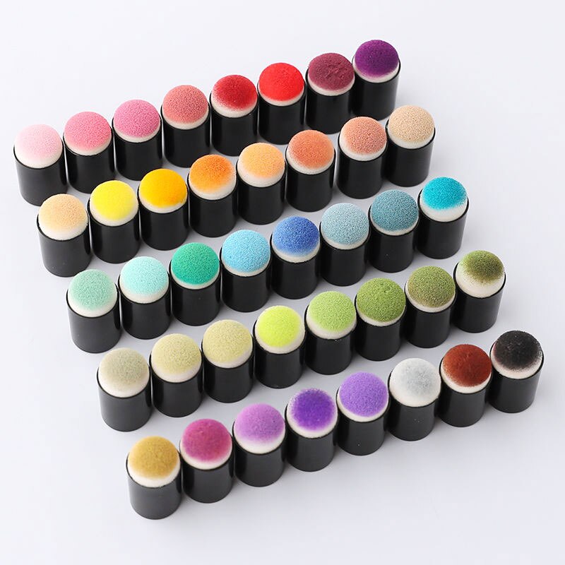Esponjas de dedo peças, conjunto de pintura de dedos em espuma, esponja de desenho e tinta para artesanato para pintura de dedos