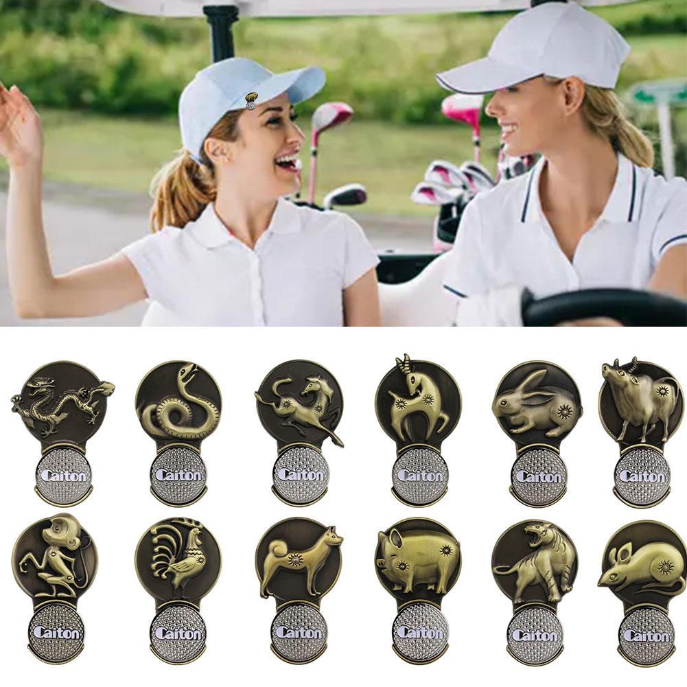 Zodiac Golf Cap Magnetic Absorption Innovative Hat Accessories Clip P1O1