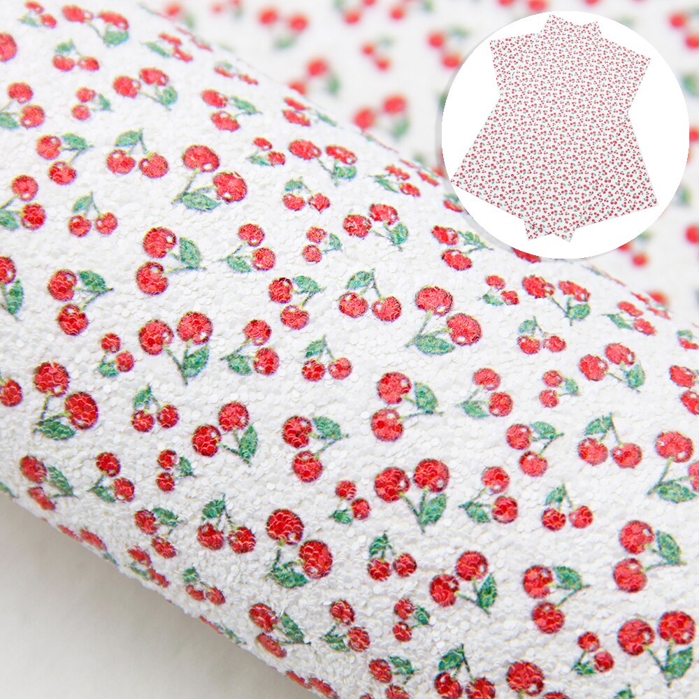 20*34cm plaid ballon læbestift printet chunky glitter imiteret læder stof plader til fremstilling af øreringe sløjfer ,1 yc 10050: 1096035006