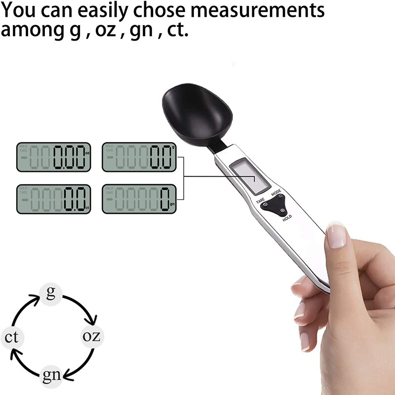 Digital Key Scale Kitchen Electronic Scale Electronic Scale 0.1G Stainless Steel Key Scale 2 Packs