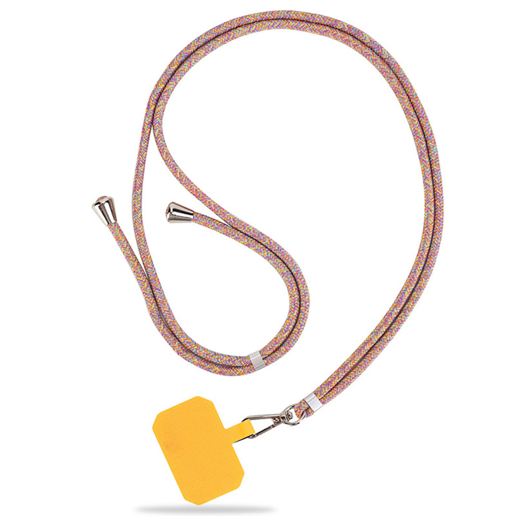 Universele Crossbody Patch Telefoon Lanyards Mobiele Telefoon Strap Lanyard Nylon Zachte Touw Mobiele Telefoon Opknoping Cord Holder: 5