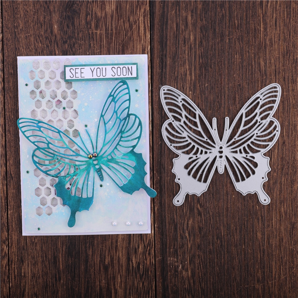 Kokorosa Butterfly Metal Cutting Dies Animal Craft Die Scrapbooking Album Embossing Stencil Card Making Cuts Decor Template