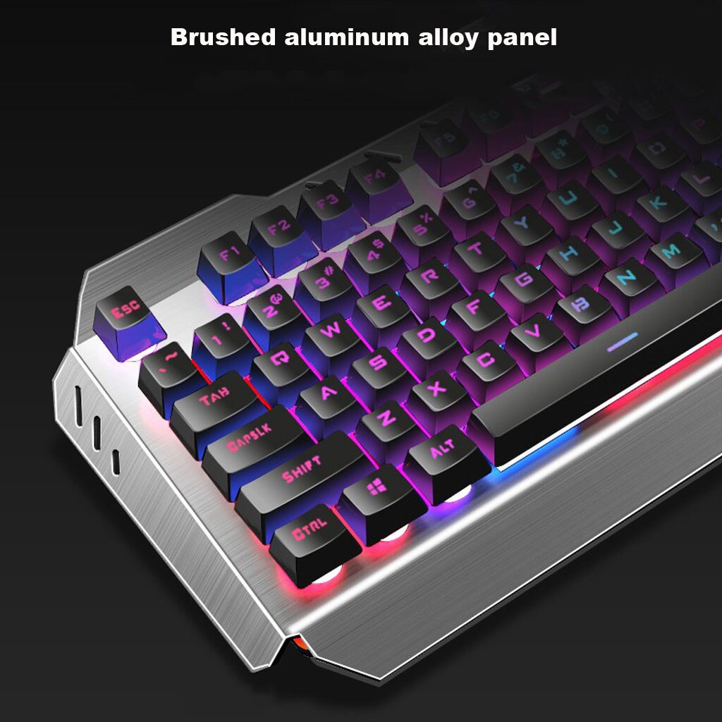 1 Set Gaming Mechanical Wired 16 RGB Backlight Ergonomic Keyboard + Mouse Mouse And keyboard set клавиатура с подсвекой