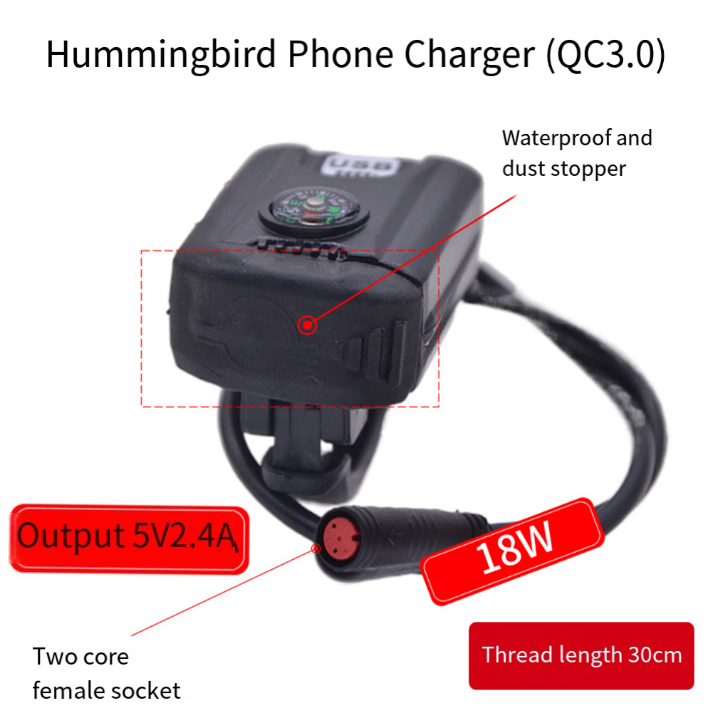 Neue 36-48V E-Fahrrad Handys Ladegerät Elektrische Fahrrad USB Ladegerät Ausgang hoch Energie Schnelle Ladung ladegerät Radfahren Teile Zubehör