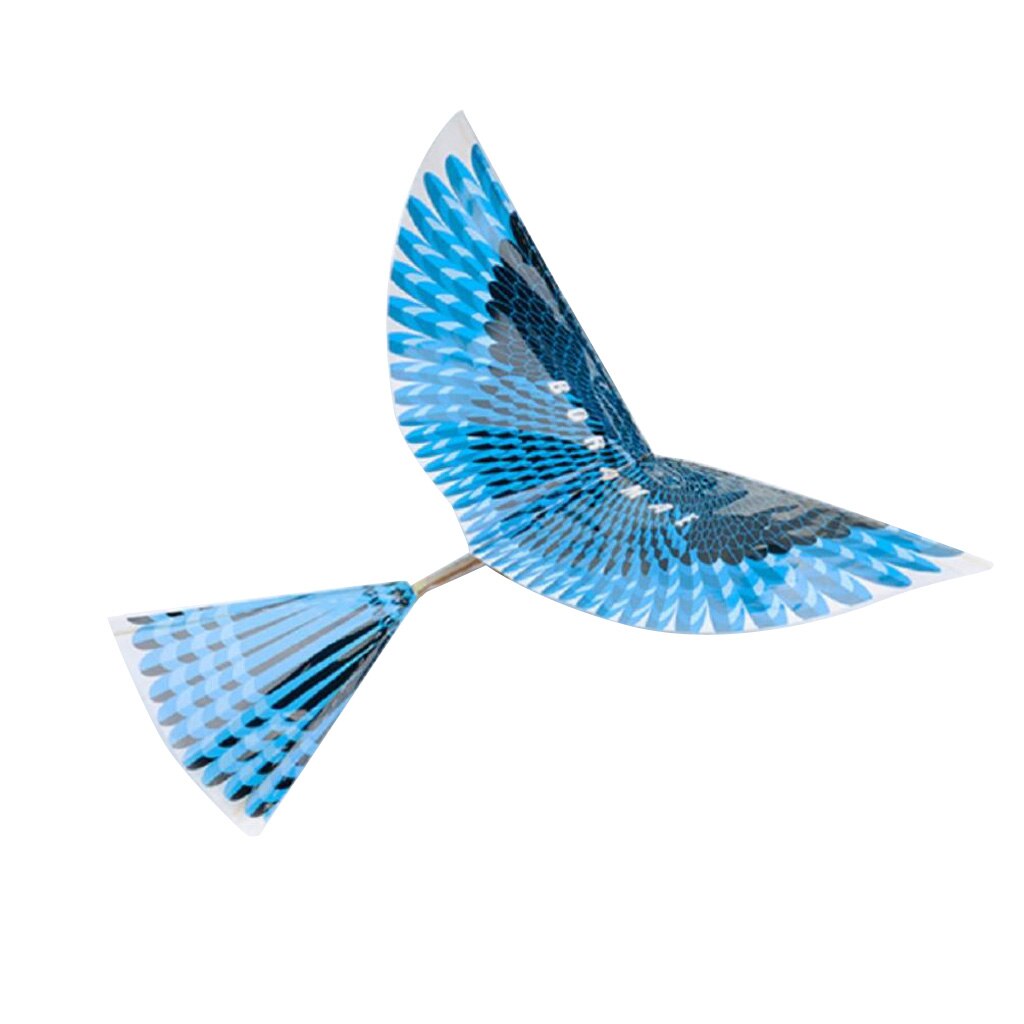 Rubber Band Aangedreven Ornithopter Speelgoed Diy Klapperen Vogel Vliegtuig Speelgoed Met Mechanische Vleugels