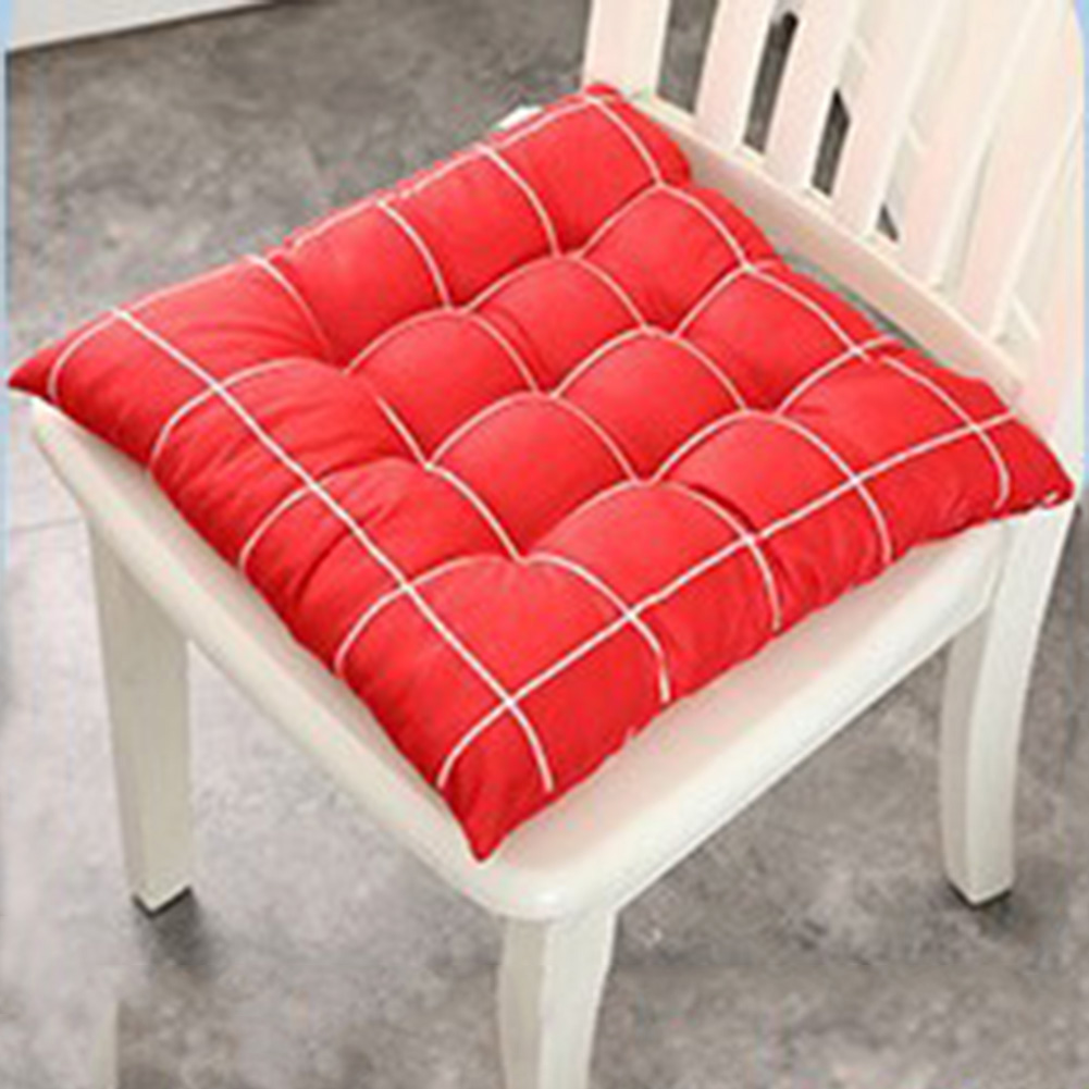 40x40cm Vierkant Zacht Streep Zitkussen Rugkussen Tie op Stoel Kussen Auto Pad Kussen voor Thuis kantoor