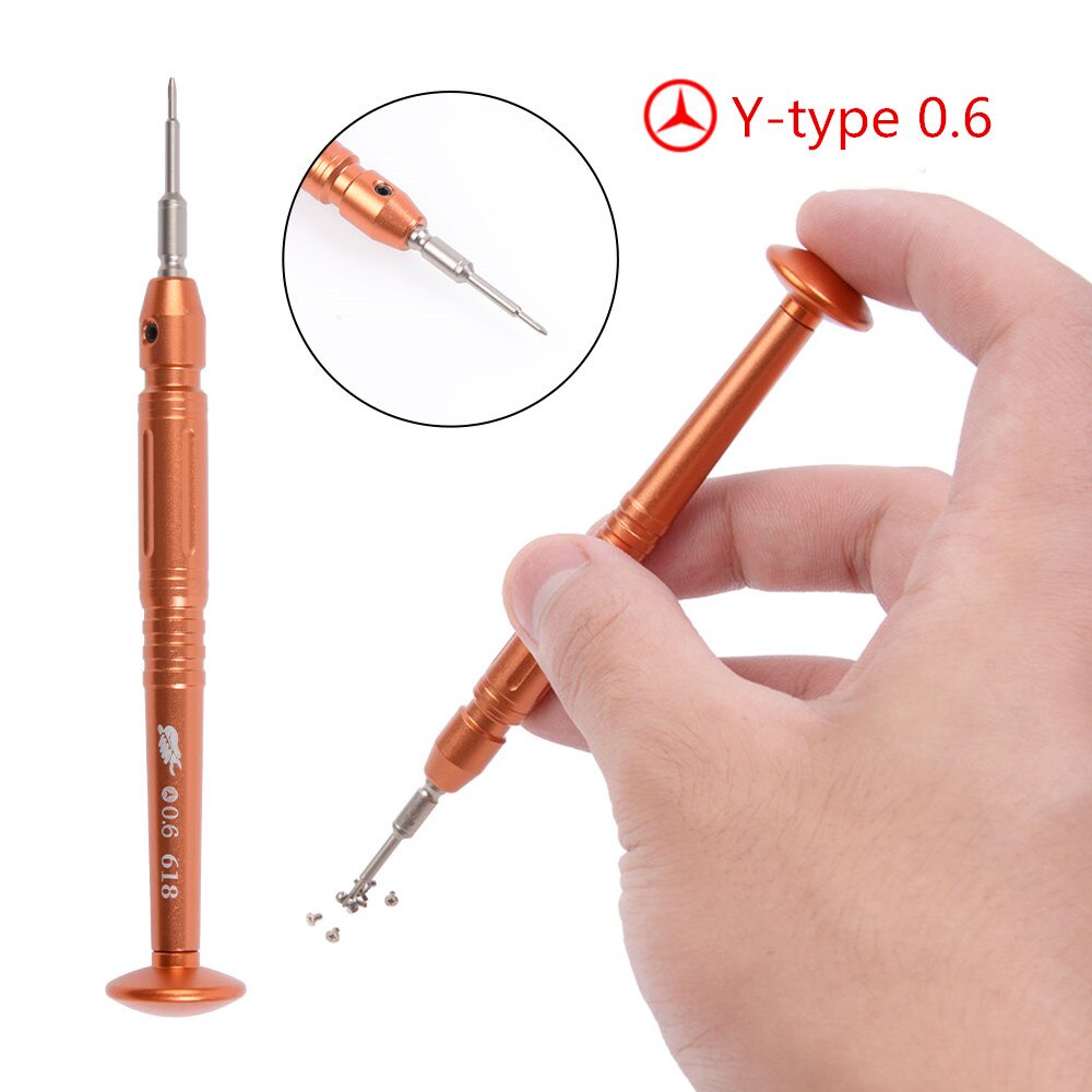 5 In 1 Mini Precision Screwdriver Set Hands Tools for iPhone X 7 8 plus for Samsung Phone Tablet and mainboard Repair: 1pcs Y-type 0.6