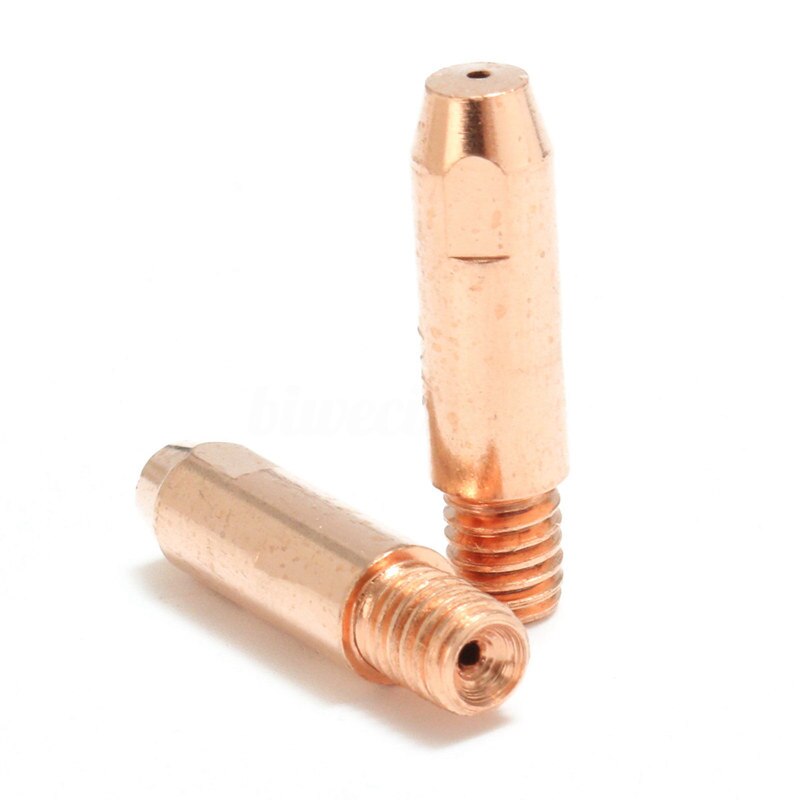 50Stck 0,8 mmx6mm Kupfer Kontakt Tipp Für MB24 MIG Schweißen Schweißer
