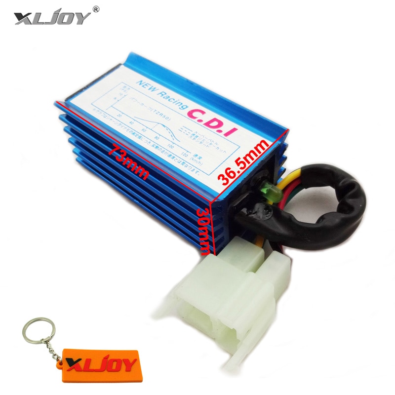 XLJOY Square Plug 6 Pin AC Racing CDI Aluminum For 150cc 200cc 250cc Roketa Kazuma Sunl ATV Quad Motorcycle Motocross